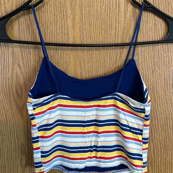 Pacsun Basics Cropped Tank Top - Striped - Picture 2 of 3
